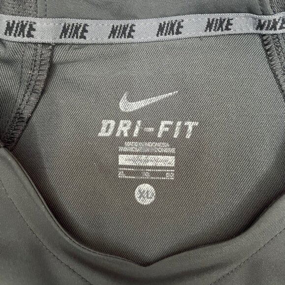 Nike Dri-fit Gray Coach Pullover Men's XL Warm-up Athletic Training Windbreaker - Picture 3 of 13